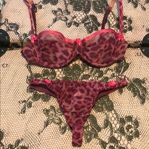 RARE! 💕 Agent Provocateur bra & thong set 34b M